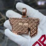 Fat Diamond Iced Pendant - Image 4