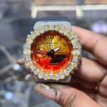 Rose Gold & Diamond G-Shock Watch - Custom Bling Edition