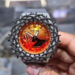 Iced-Out G-Shock with Diamond Spiked Bezel