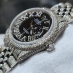 Rolex Diamond Iced-Out Datejust with Roman Numerals - Image 3
