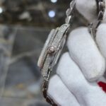 Rolex Diamond Iced-Out Datejust with Roman Numerals - Image 4