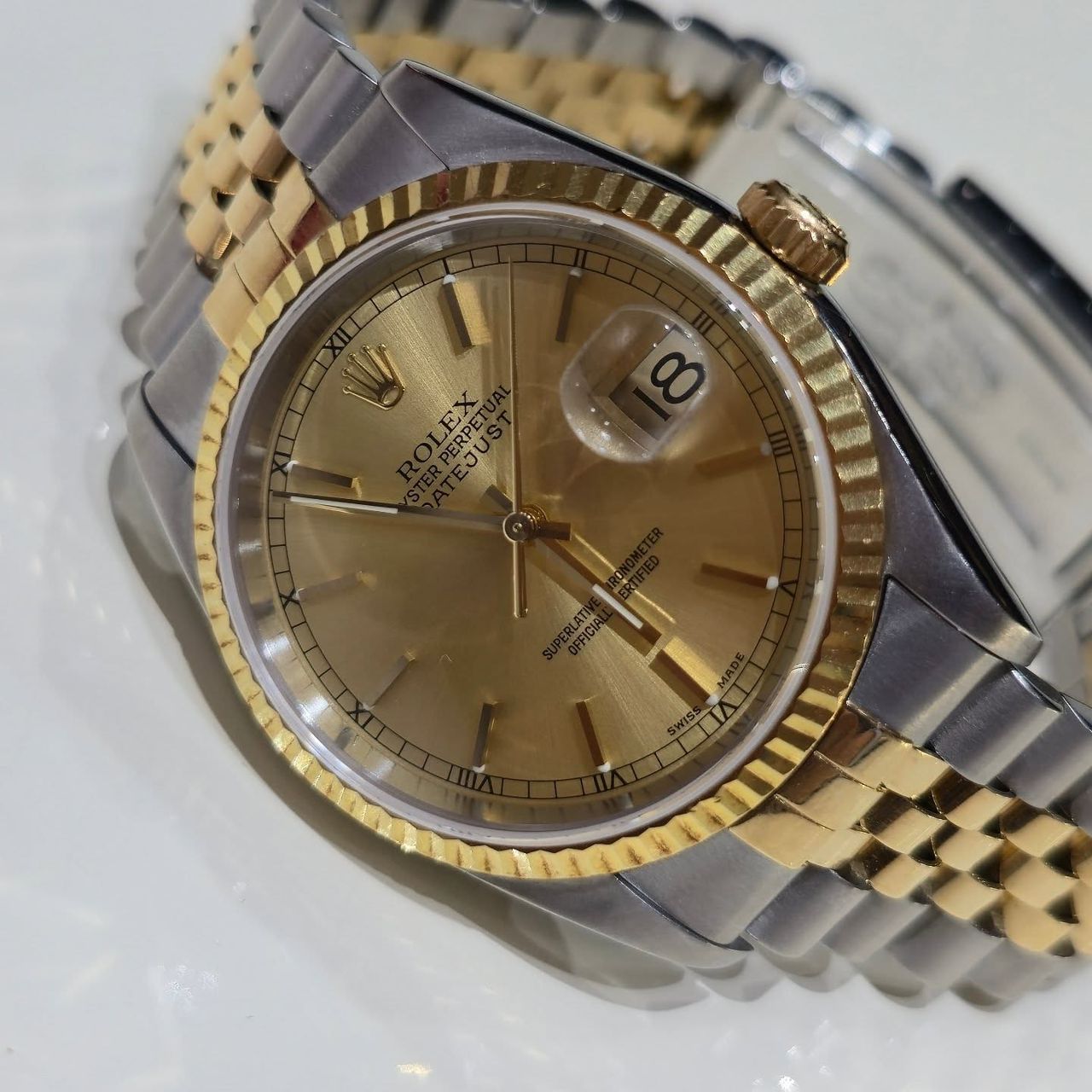 WhatsApp Image 2026-04-30 at 12.42.36 AM (1) Rolex Gold and Silver Two-Tone Datejust with Champagne Dial - Image 1