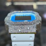 Casio G-Shock Diamond-Encrusted with Light Blue Display - Image 3