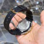 Casio G-Shock Diamond-Encrusted with Yellow Display and Gold Accents - Image 4