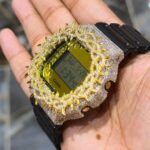 Casio G-Shock Diamond-Encrusted with Yellow Display and Gold Accents - Image 5