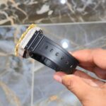 Casio G-Shock Diamond-Encrusted with Yellow Display and Gold Accents - Image 6