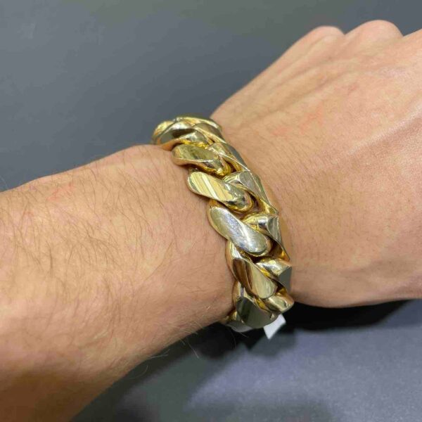10K CUBAN LINK BRACELET 21MM 275 G