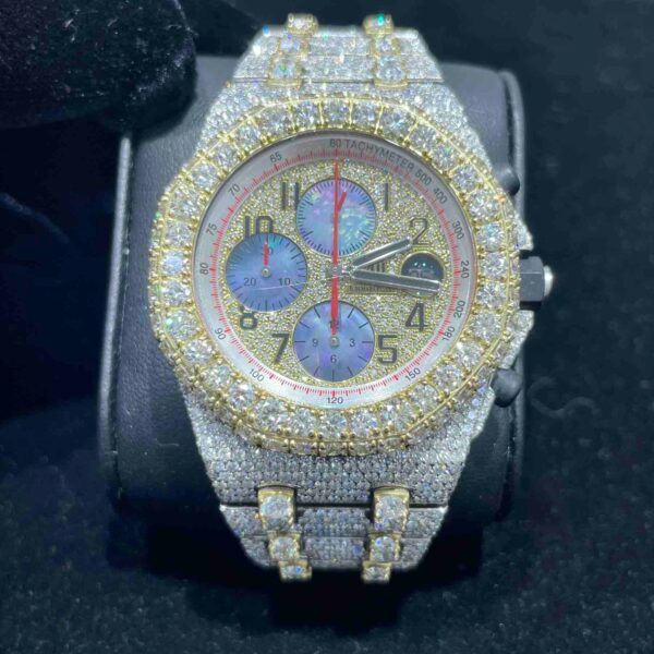 42 CTS VVS ICED OUT TWO-TONE ROYAL OAK OFFSHORE AUDEMAR PIGUET "AP" | BUST DOWN | 43MM