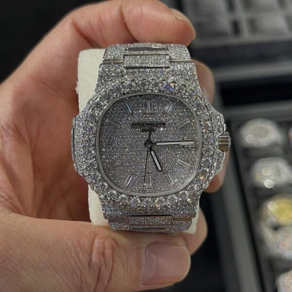 Patek Philippe Diamond-Encrusted Nautilus