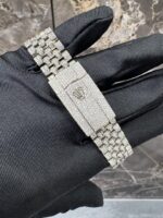 Rolex Datejust 41mm Diamond Watch with Silver Dial - Image 3