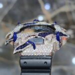 Custom Diamond and Sapphire G-Shock Watch - Image 3