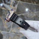 Custom Diamond and Sapphire G-Shock Watch - Image 4