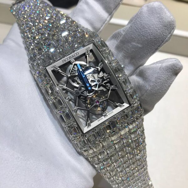 Jacob & Co. Diamond-Studded Tourbillon Watch