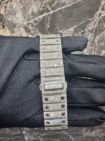 Cartier Santos Diamond Red Automatic Men's Luxury Watch - Image 6
