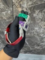 Leather straps  Cartier Diamond-Encrusted Luxury Automatic Watch – Colorful Straps Edition - Image 2