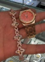 Audemars Piguet Royal Oak Two-Tone Automatic Watch – Rose Gold & Silver Luxury Timepiece