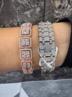 Audemars Piguet Iced Out Luxury Combo – Moissanite VVS Watch & Bracelet Set - Image 2