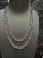 Luxury Rose Gold Moissanite Tennis Chain Necklace - Image 3