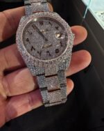 Luxury Iced Out Moissanite Datejust Style Rolex Watch Watch - Image 2
