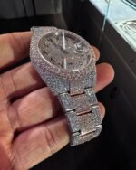 Luxury Iced Out Moissanite Datejust Style Rolex Watch Watch - Image 4