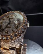 Luxury  Iced Out Moissanite Datejust Style Watch - Image 3