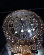 Luxury  Iced Out Moissanite Datejust Style Watch - Image 5